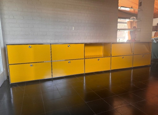 Modulaire USM Haller Plank/Étagère Basse – opbergkast, Metal, Chrome (photo 2 of 8)
