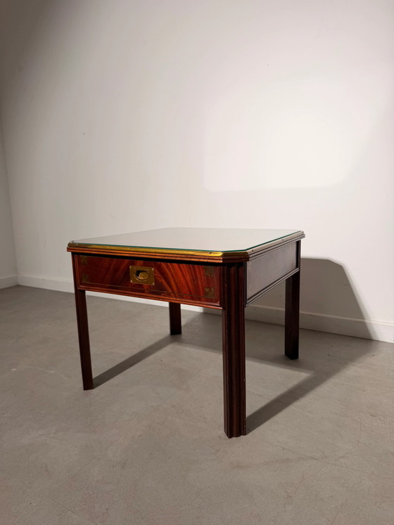 The Great Eastern Mahogany Side Table – Liverpool 1811 – Glass (photo 7 of 7)