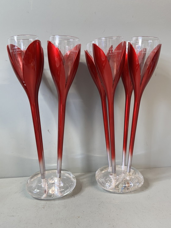 Moët & Chandon Champagneglazen - Set van 8 – Tafelaccessoires, Glass, Plastic (photo 14 of 15)