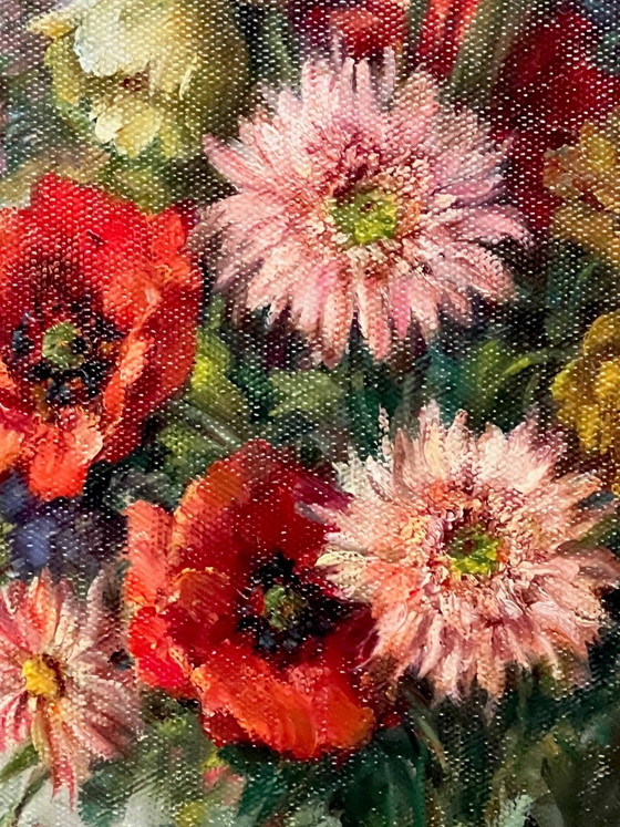 A. Lombaert. Painting "Bouquet". – Paintings & Drawings, Canvas (photo 3 of 6)