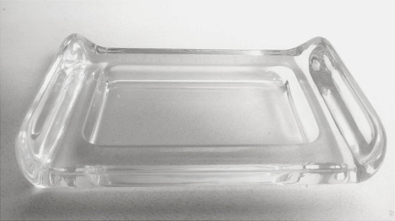 Image 1 of Bandeja de cristal para guardar ropa, década de 1960, 17,5 cm de ancho.