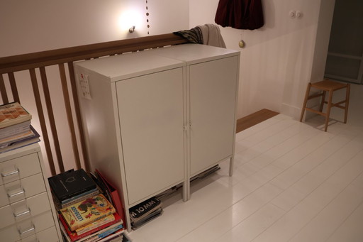 2x combinazione di contenitori IKEA HÄLLAN con ante