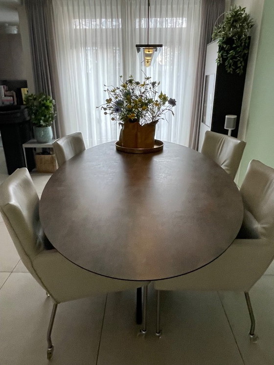 Image 1 of 4 Esszimmersessel aus Leder