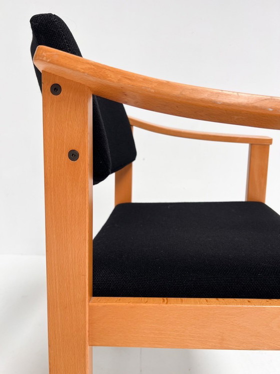 Image 1 of Set di 9 sedie in stile Mid-Century Modern, ispirate a Hans Wegner.
