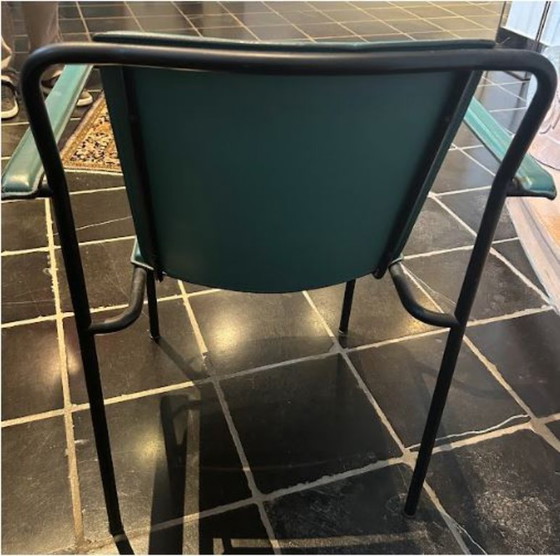 Image 1 of 10x Poltrona Frau "Movie" stoel uit de jaren 80 - Ontwerper: Mario Marenco