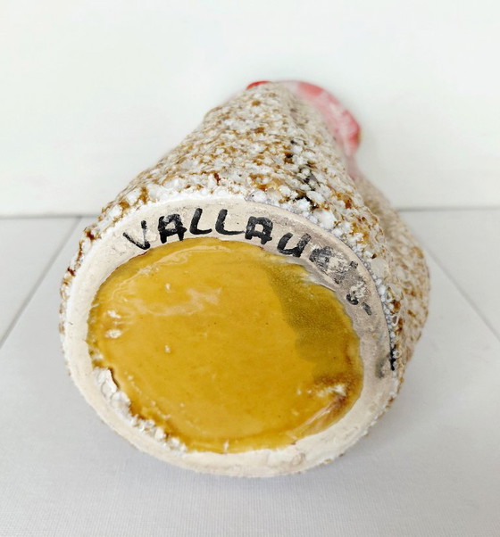 Vase Vallauris Fat Lava, Céramique Française Organique Années 60 – Ceramic (photo 12 of 15)
