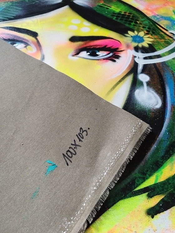 Image 1 of YOUTHONE - Irène, goddess of peace - Toile d'artiste