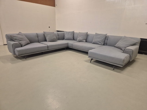 Movani - Atos Gatsby - Canapé d'angle - Configuration en U - Gris - Soldes