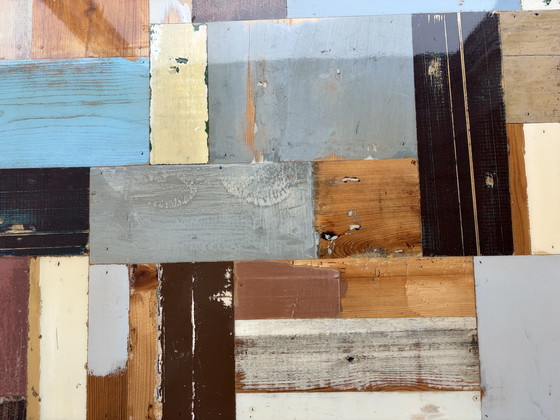 Image 1 of Table basse Dusign Dutch Design - 120×102 cm - Plateau en bois brossé