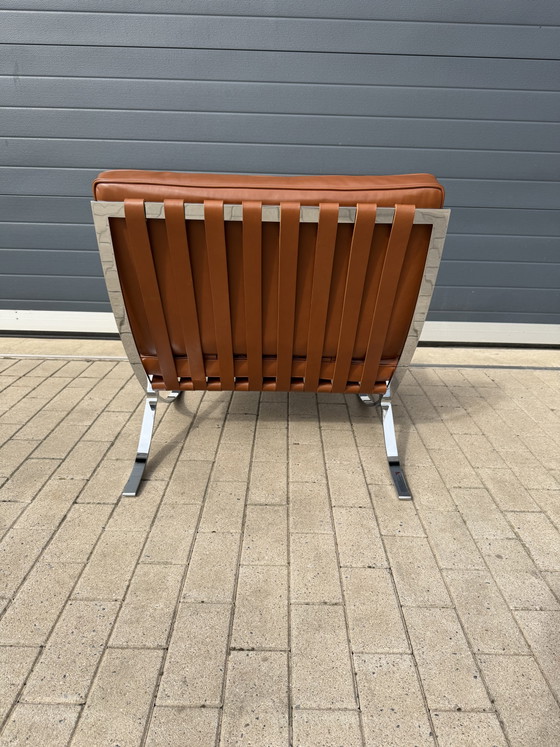 Knoll Barcelona Relax Sessel Mies Van Der Rohe Cognac Venezia Leder In Neuwertigem Zustand!! – Leather (photo 4 of 14)