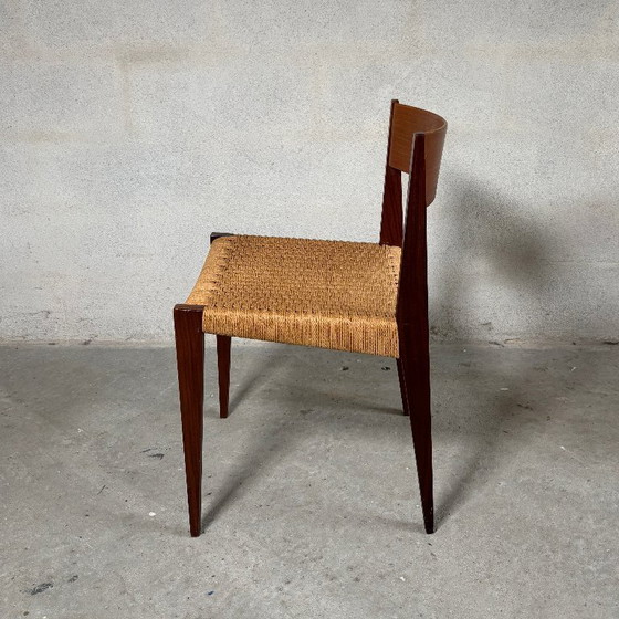 Image 1 of 4x Esszimmerstühle „Pia“ — Poul Cadovius, 1960er Jahre