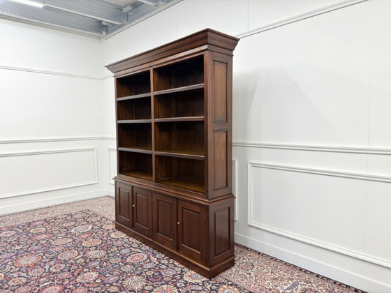 Libreria classica inglese semi-aperta – Librerie, Legno, Ottone (photo 5 of 13)