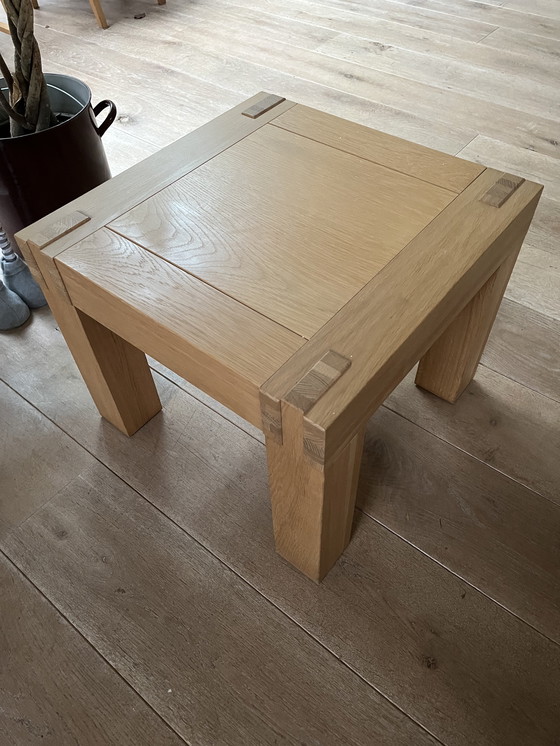 Image 1 of Karel Mintjens Salontafel Eikenhout 