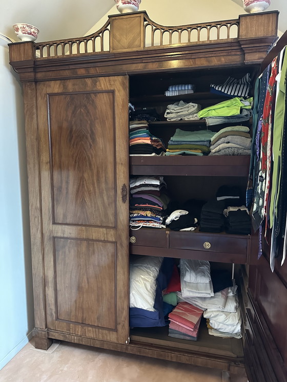 Image 1 of Biedermeier-Holzschrank