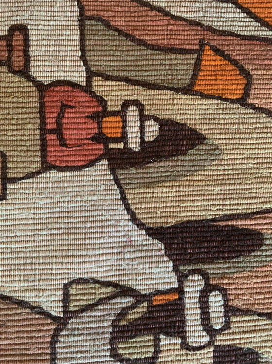 Image 1 of tenture murale en laine de lama