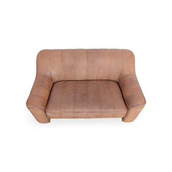 Image 1 of Original de Sede DS44 tweezitsbank van buffelleer in bruin