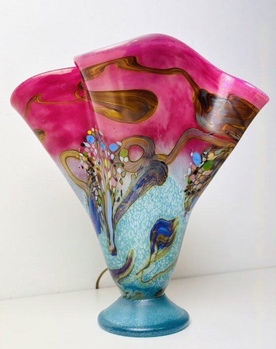 Image 1 of Design Murano style blown table lamp