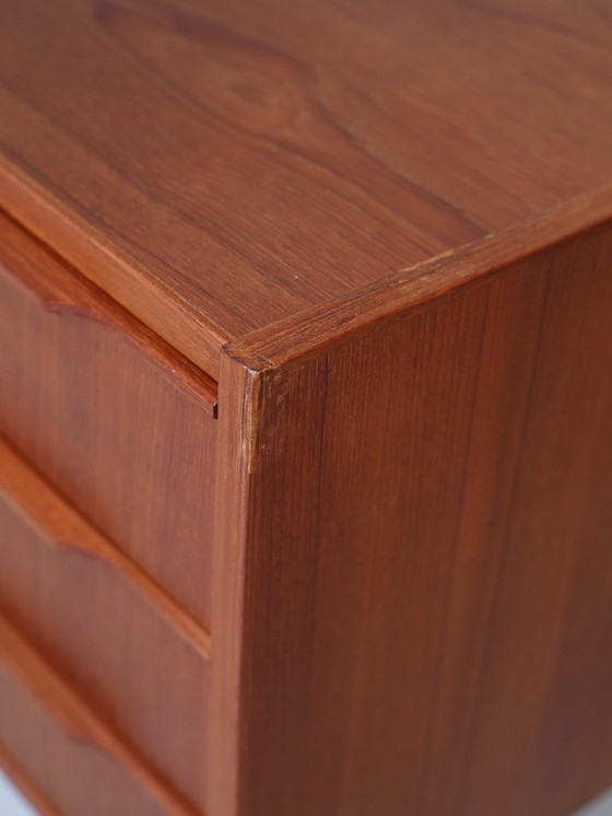Image 1 of (2x) Kleine Kommode Teakholz vintage Dänisch