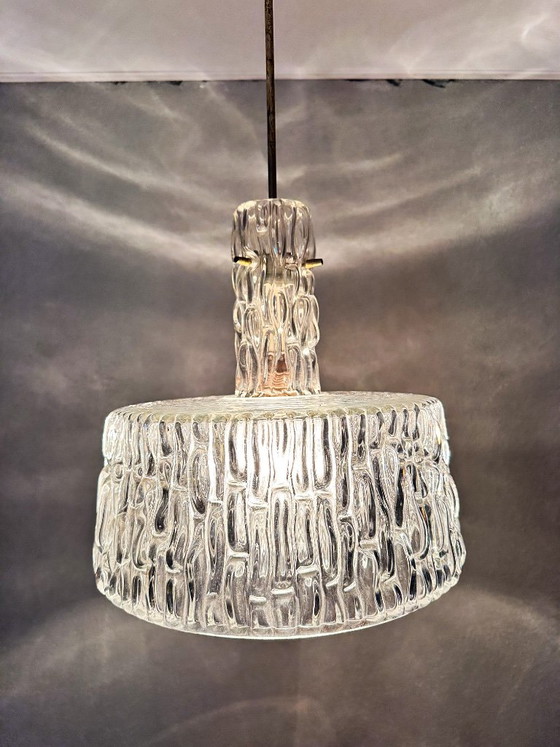 Lampada a sospensione Vintage Kalmar – Lampade a sospensione, Vetro, Ottone (photo 4 of 14)