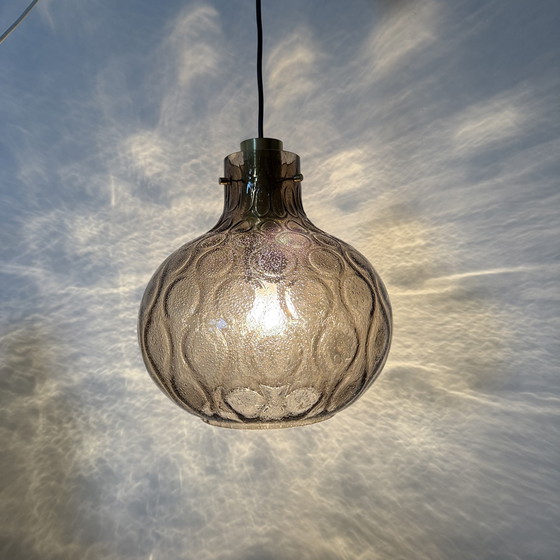 Image 1 of Limburg Glashütte glass hanging lamp , 1970s