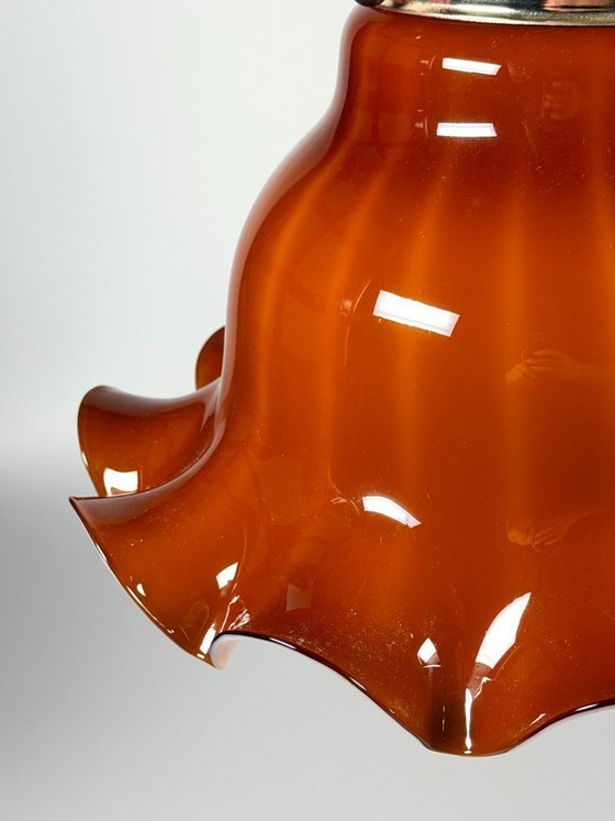 Image 1 of 60er 70er Jahre Peill & Putzler Germany Deckenlampe Glas Space Age Design