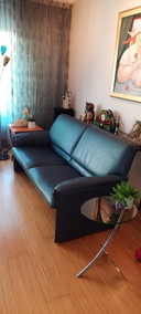 Leolux Bora Beta designer sofa, Senso leather upholstery