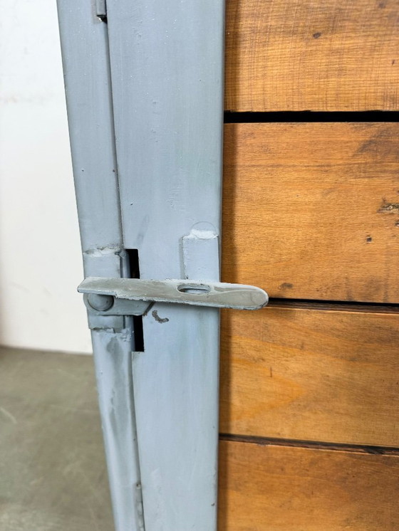 Image 1 of Cassettiera industriale grigia vintage, anni '60