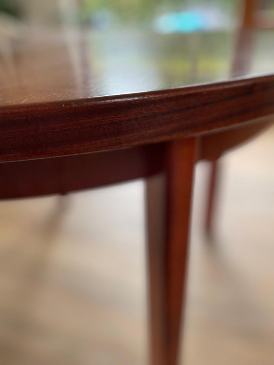 Mid Century Esstisch - ausziehbar – Esstische, Holz (photo 7 of 9)