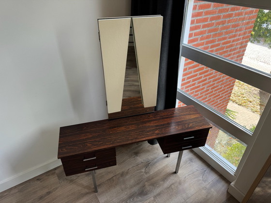 Toletta vintage anni '60, palissandro - mid-century, Tolette, Legno, Marrone (foto 5 di 6)