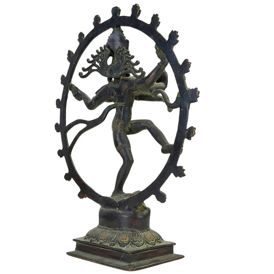 Antico bronzo Shiva Nataraja Nepal 36cm cire perdue – Sculture, Bronze (photo 4 of 11)