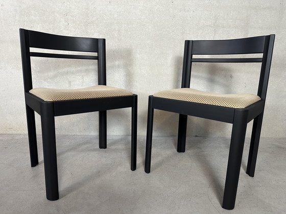 Image 1 of 6X Vintage 1970'S Brutalist Dining Chairs