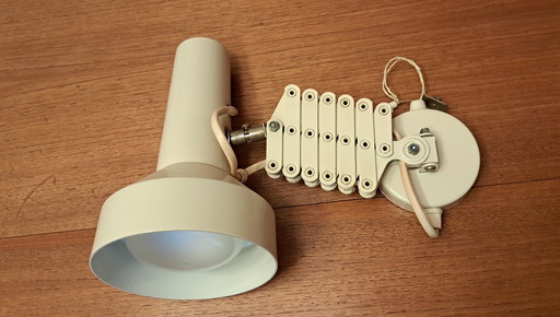 Wall Lamp Scissor Lamp made of Metal – Authentic vintage piece from the 1970s.