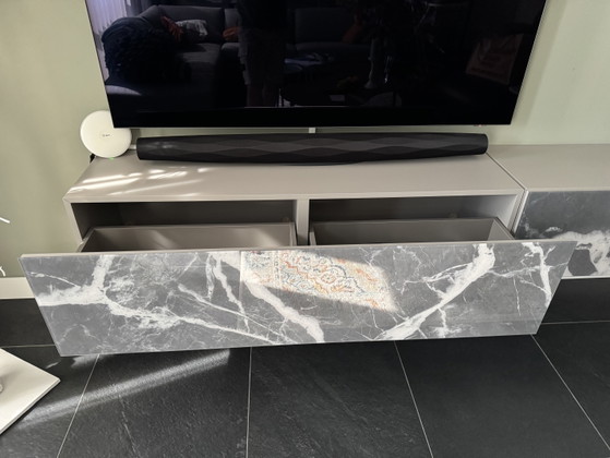 Lago Design TV Cabinet – TV furniture, Glass, Mdf (photo 4 of 8)