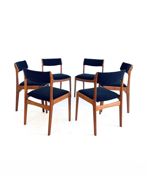 6x Restored Erik Buch, O.D. Møbler