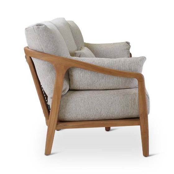 Image 1 of 3-zit teak naturel