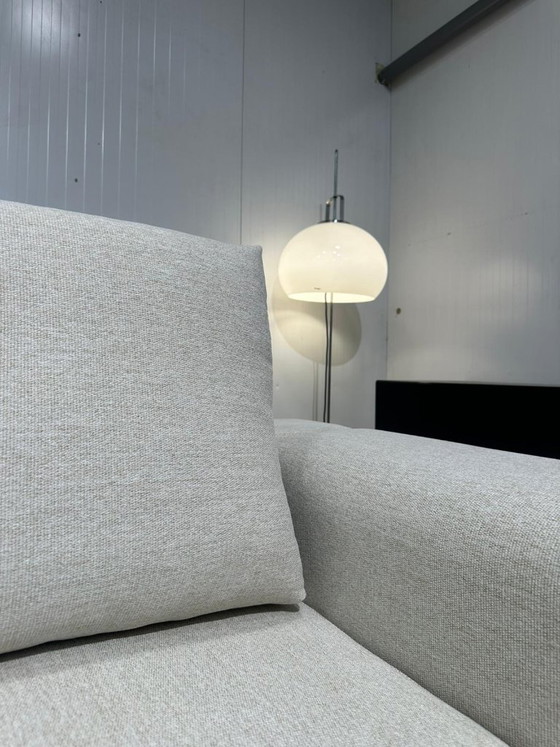 Image 1 of NEWLY UPHOLSTERED Flexform Groundpiece Corner Sofa
