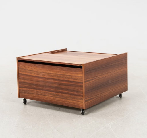 Coffee table with castors, 1970s