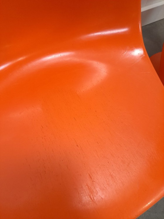 Image 1 of Seggiolone Casalino I in plastica arancione