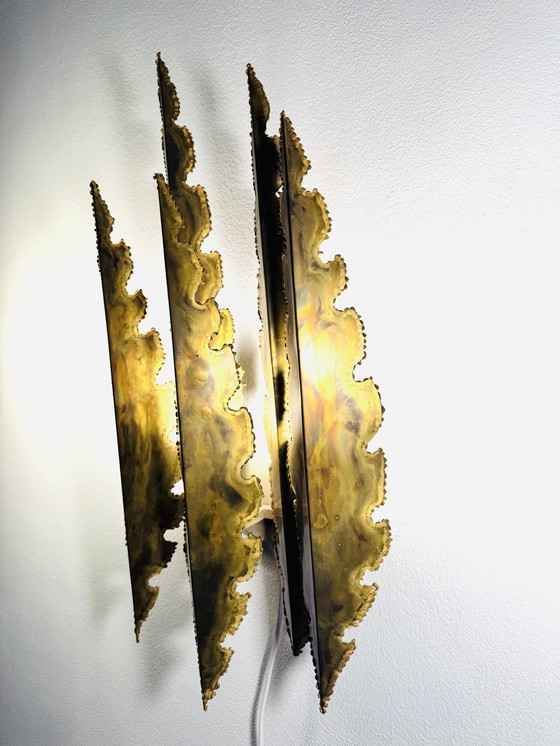 Image 1 of BRUTALIST WALL LIGHT BY SVEND AAGE HOLM-SØRENSEN FOR HOLM-SØRENSEN & CO, DENMARK, 1960s