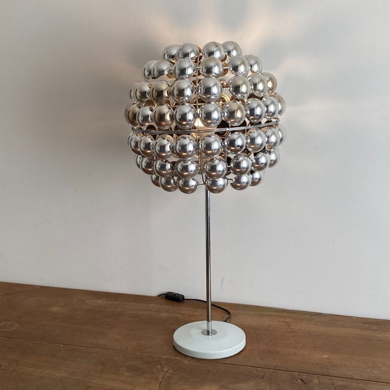 Space Age Kinetic Lamp. 1970. – Table lamps, Plastic, Metal (photo 4 of 7)