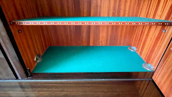 Image 1 of Zeldzame vintage barkast uit Expo '58 – Antilope-reliëf en hoogwaardig design – jaren 1950