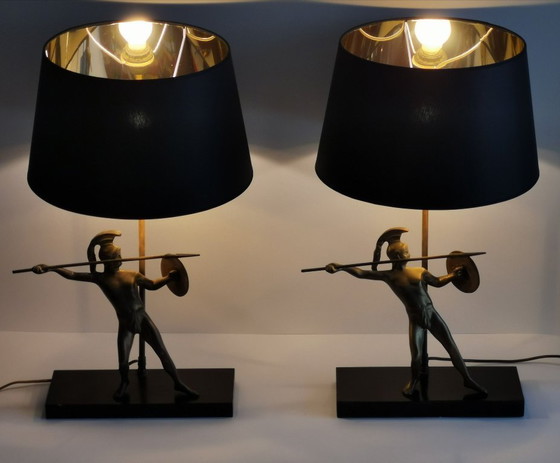 Image 1 of Paire de lampes "Gladiateur" 1970s