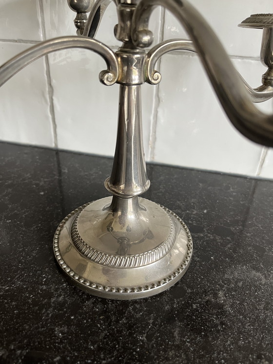 Image 1 of Vintage 5-armige kandelaar