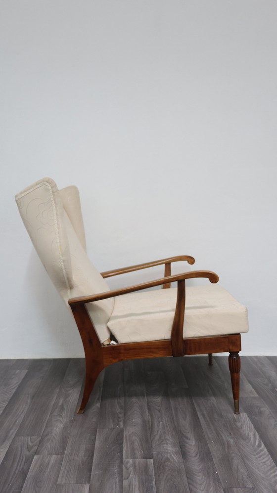 Image 1 of Renzo Franchi Camerani Recliner Sessel Mod. Camea 1950 Design Mitte des Jahrhunderts