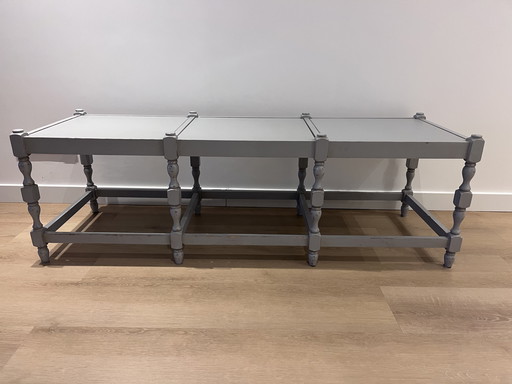 Flamant dining room bench – classic design, can be reupholstered