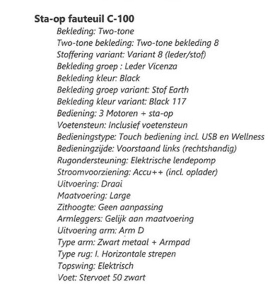 Image 1 of Stand on armchair C-100 Prominent 