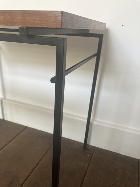 Image 1 of Ensemble de tables d'appoint vintage Pastoe, en métal et bois