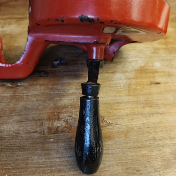 Image 1 of Affettatrice manuale vintage per verdure – De Ve (rossa)