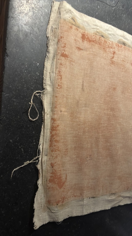 Antico dipinto peruviano su lino, Arte, Tela, Nero (foto 4 di 6)