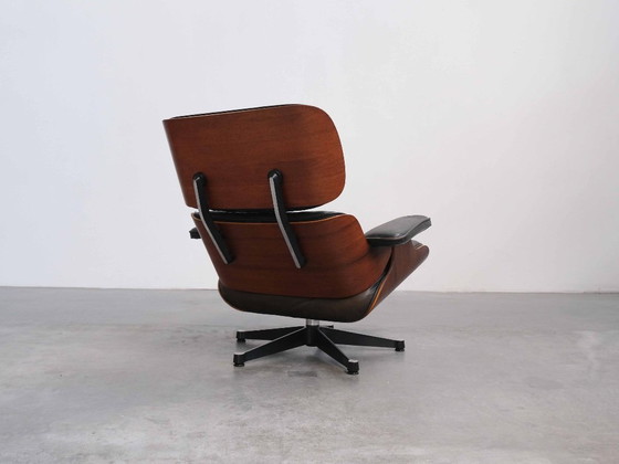 Vintage Eames Lounge Chair & Ottoman – Vitra – Fauteuils, Leather, Wood (photo 7 of 21)